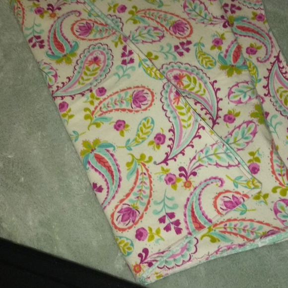 Homemade Paisley Flannel Baby Blanket - Picture 6 of 8